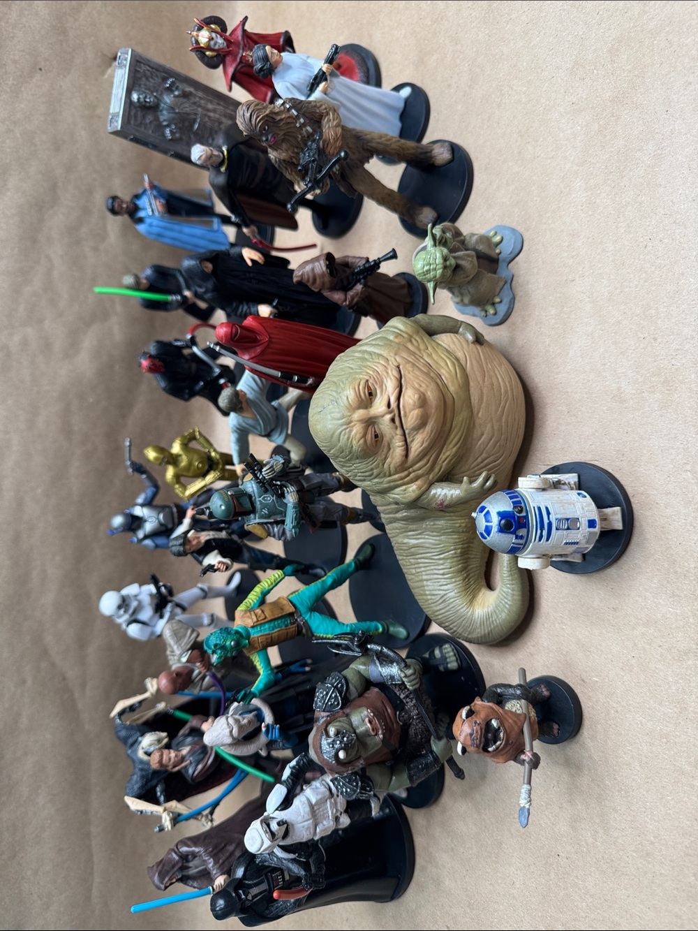 34 Star Wars Figure Lot — Jabba the Hutt & Assorted Characters